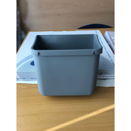 PAPELERA PATA BUTACA GRIS RAL 7042