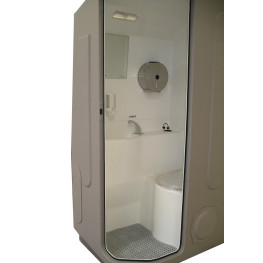 CABINA WC PISO PUERTA LATERAL ABERT.IZDA
