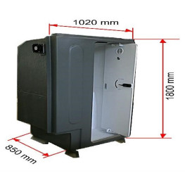 CABINA WC TRASERA IZQUIERDA PISO PLANO
