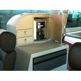 MUEBLE CATERING CON CAFETERA SOBRE WC