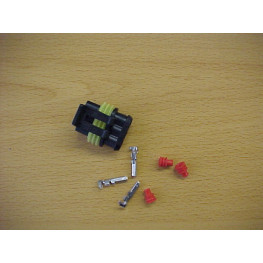KIT CONECTOR 3 VIAS+TERMI. GALIBO LED PB