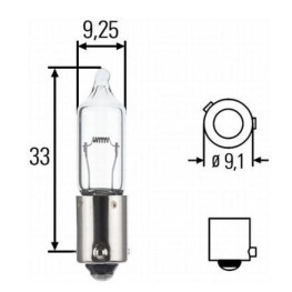 LAMPARA 24V H21W