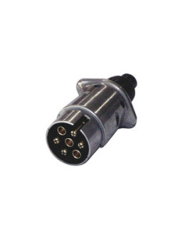 CLAVIJA ENCHUFE METALICA 7 POLOS