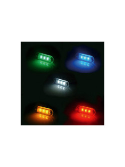 LUZ ESTRIBO 3 LED AZUL 24V